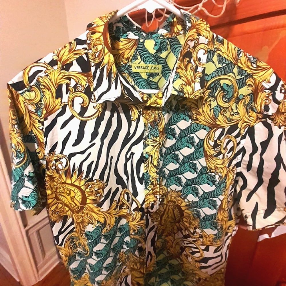 Versace jeans button-up dress shirt